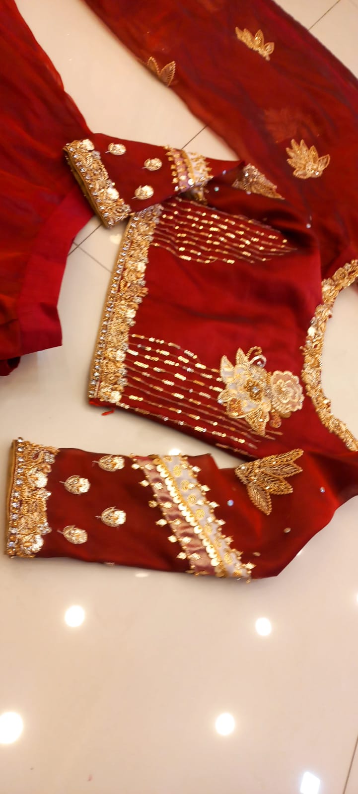 Crimson Charm Lehenga Choli