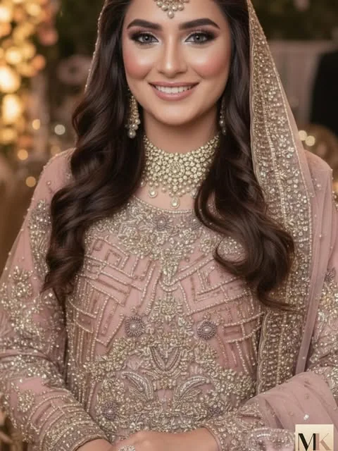 A Maira Khan bride on her wedding day