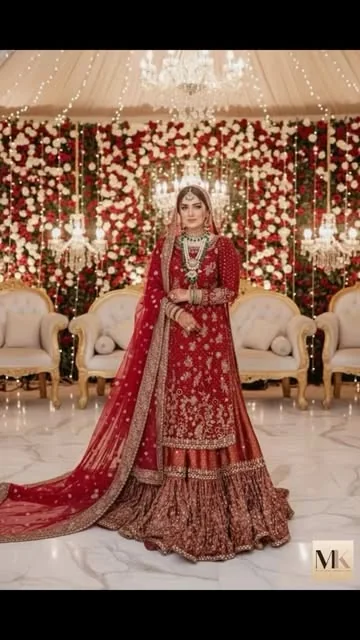 A Maira Khan bride on her wedding day