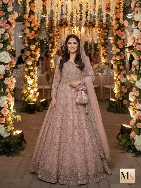 A Maira Khan bride on her wedding day