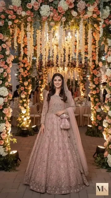 A Maira Khan bride on her wedding day