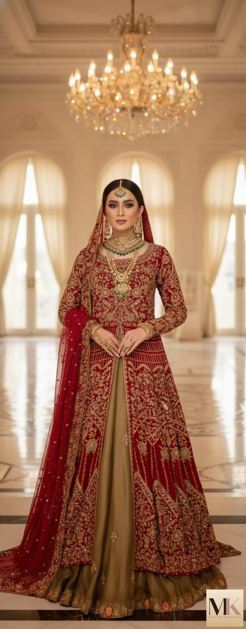 Zarr-e-Zeenat, bridal by Maira Khan